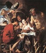 Jacob Jordaens, Satyr and Peasant